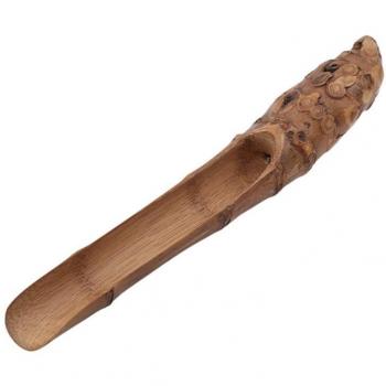 Cuchara de té de bambú para rituales de té