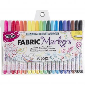 I Love To Create Tulip Permanent Fabric Markers 20pcs