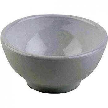 Round Melamine Food Bowl – White (GF148)