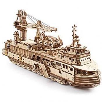 UGEARS | Scientific Voyager | Mechanical Ship Model