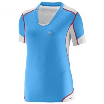 Salomon Maillot Exo Pro Femme Bleu Performance