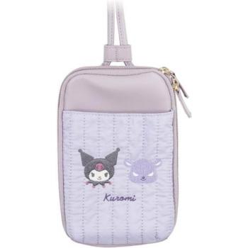 Kuromi Multi-Shoulder Quilted Pouch by Marimo Craft W13 x H19 x D3.5cm SRTZ-114