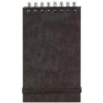 Pukka Mini A7 Pressboard Paper Pad, Feint Ruled, Black – 10pcs