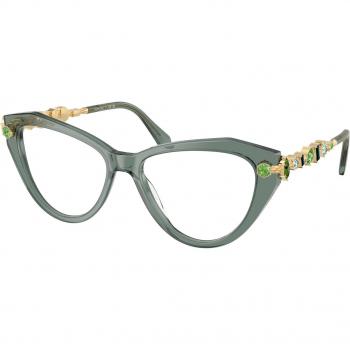 Swarovski Women’s 53 mm Green Cat Eye Lenses (Acetate Frame Only)