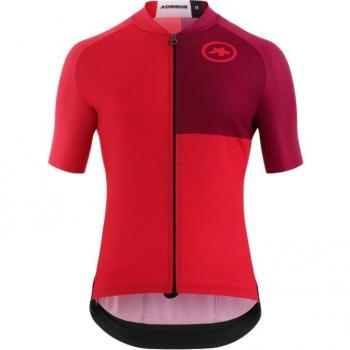 Assos Mille GT C2 EVO Kurzarmtrikot Weinrot