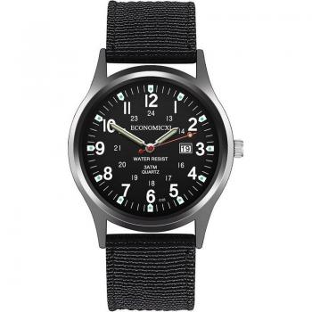 Hombre Reloj de Cuarzo Analógico con Carcasa de Nylon Impermeable