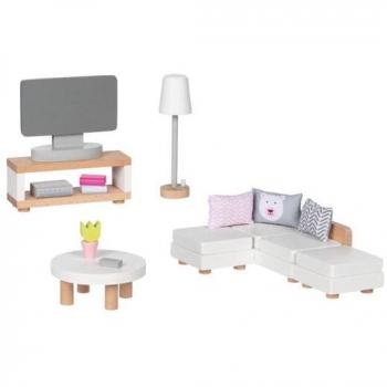 Set di mobili per soggiorno casa delle bambole