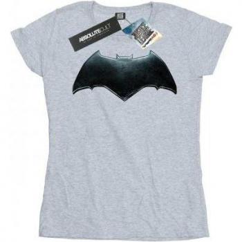 Top femminile DC Comics Lega della Giustizia, emblema Batman, materiale cotone
