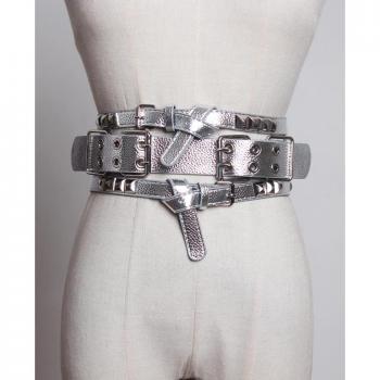 Corset GetSpring Cinturón Cuero PU Ajustable Hebilla