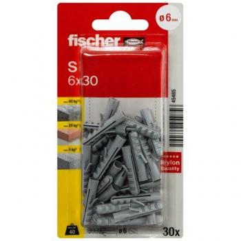 Tassello in Nylon Fischer S 6 K NV 30 mm