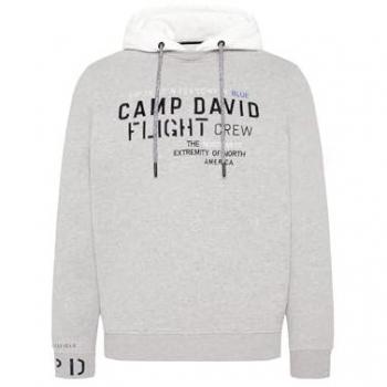 CAMP DAVID Kapuzensweatshirt mit Frontdruck, Größe M