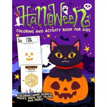Halloween Coloring and Activity Book
