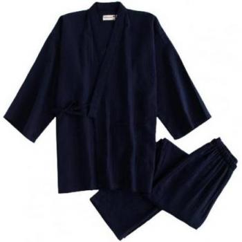 Luxuriöser Herren-Nachtgewand Kimono mit doppelseitigem Design und Stretch-Effekt