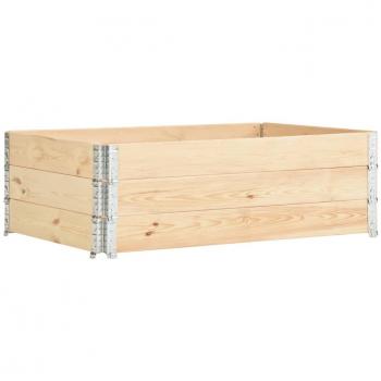 VidaXL Wooden Raised Beds Set of 3, 50x150 cm, Pine Wood