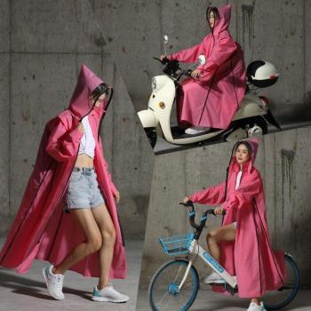 Hiking Poncho with Zipper for Rain Protection