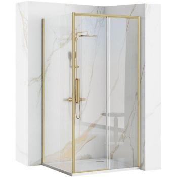 Rapid Slide Cabina Doccia con Spazzola Oro 140x100