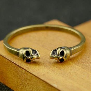 Brazalete simple de latón brillante