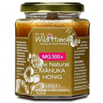 Wild Honey Natur-Manuka Rohhonig – MGO 300+, 340 g Glas – Originalqualität, TV‑Chef empfohlen