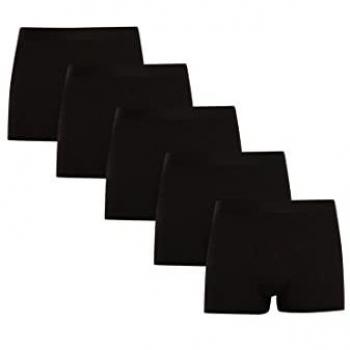 Nedeto Boxers Masculinos 5 Unidades Preto