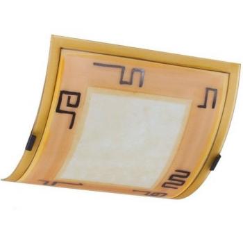 Lampada Parete Elegante Sala Pranzo Vetro Giallo Arancione Eglo 87318o