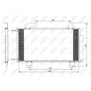 Airconditioning Condensor EasyFit 350097