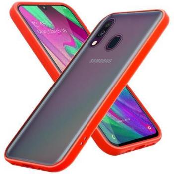 Coque Silicone TPU Rouge Givré pour Samsung Galaxy A40