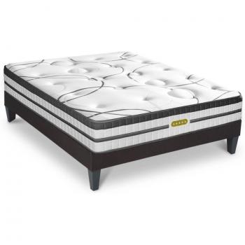 Ensemble Matelas Ferme et Sommier Maison Aubertin 160x200