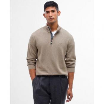Barbour Green Slate Knit Jumper, Size S – Half Zip