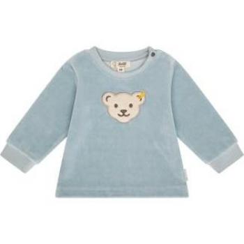 Steiff Sweatshirt GOTS in blauer Himmelsfarbe