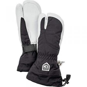Hestra Heli Ski Damen 3-Finger Skihandschuhe schwarz Größe 7