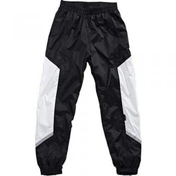 FLM Wasserdichte Regenhose, Weiß, S Herren