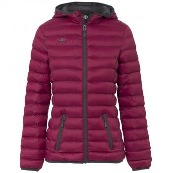 Ultraleichte Damenfaserjacke Ailama von IZAS in Roter Rübe/Dunkelgrau, Größe XS