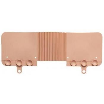 Silicone Sink Splash Guard with Foldable Water Flap