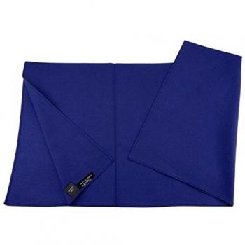 TigerTie Damen Halstuch in Royalblau – 60 × 60 cm – 100 % Baumwolle, einfarbig
