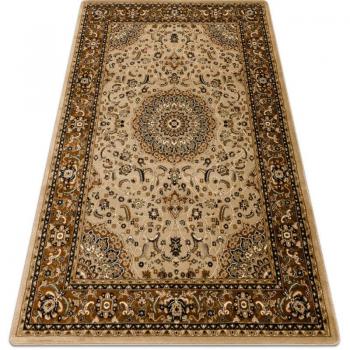 Sophisticated Beige‑Brown Rug
