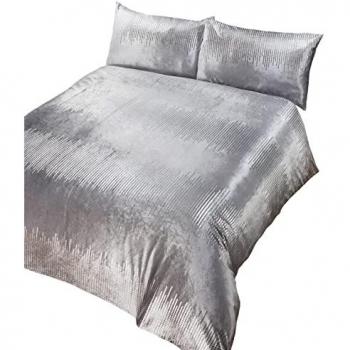 Tiffany Crushed Velvet Duvet Cover Set