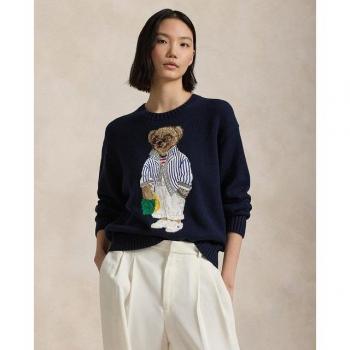 Polo Ralph Lauren Pullover 211959288001 – Dunkelblau, lockerer Schnitt, L