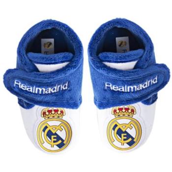 CF Real Madrid Junior Slippers 2024–25, Blue and White, EU 28