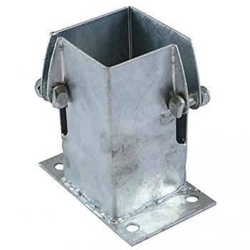 Timco FBDB100G Flush Fit Bolt Down Shoe – 100mm Hot-Dipped Galvanised Unit