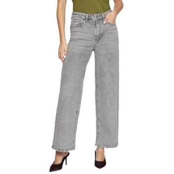 Vila Freya JAF Light Grey Wash Denim, High Waist, Large, Size 40