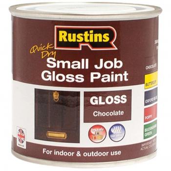 Rustins SPCHW250 Small Job Chocolate 250ml Satin