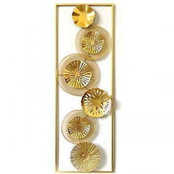 Goldener Eisen-Dekor für die Wand – 31 x 90 cm