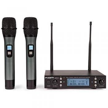 Kam KWM1940 Twin Channel Professional UHF Wireless Microphone System
