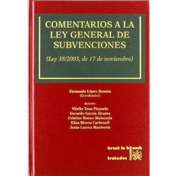 Comentarios a la Ley General de Subvenciones