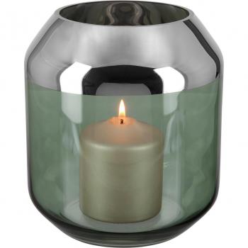 Fink Teelichthalter Smilla grün 20.0 H x 18.5 W x 18.5 D cm
