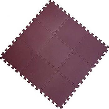 Tapis de jeu en puzzle rose 9 pièces