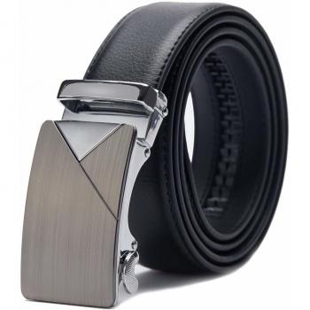 Elite Leather Belt – Wide 35mm, 145cm, Auto‑Lock Buckle
