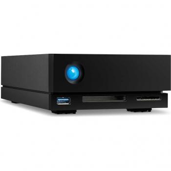 Lacie 1big Dock STHS24000800 – array disco rigido esterno 24TB, 1 slot SATA‑600, HDD 24TB, USB 3.0 + Thunderbolt 3, 5 anni di supporto recupero dati (nero)