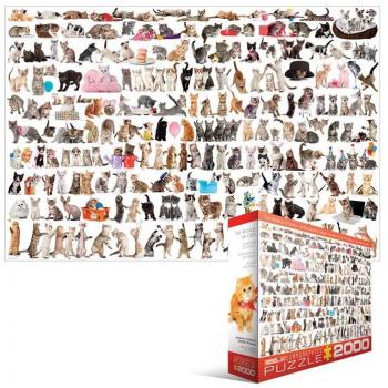 Puzzle Monde félin