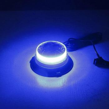 Bogrand LED Warnsignal Lampe Blau Rotierend Magnet für Lkw-Notfälle